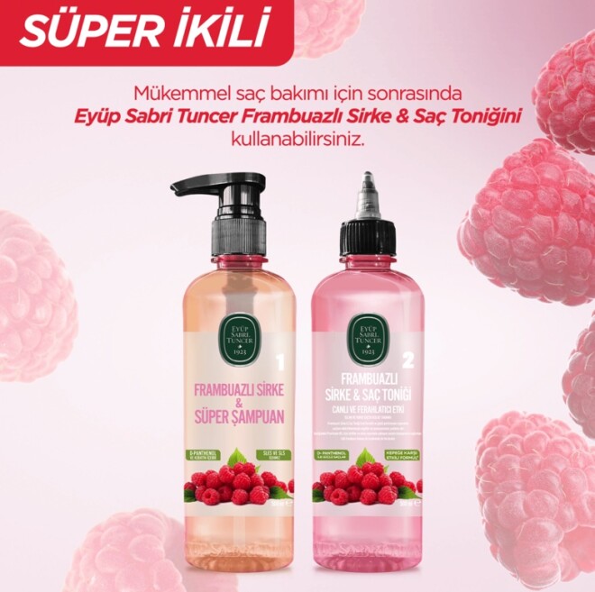 Frambuazlı Sirke & Süper Şampuan 500 ml - 6