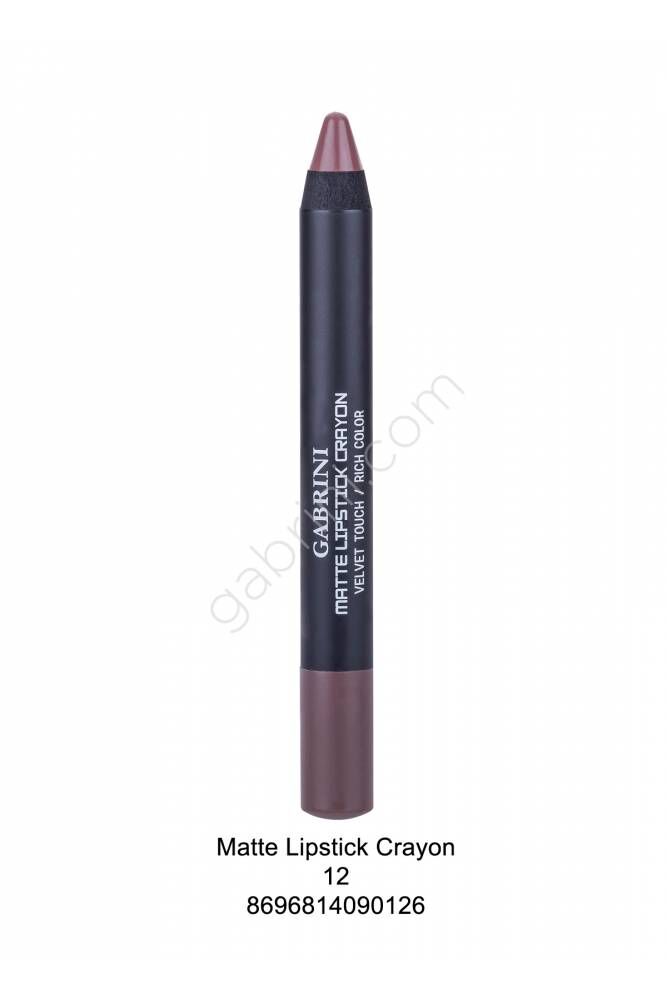 Gabrini Matte Lipstick Crayon - 12