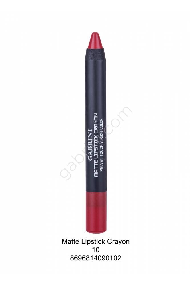 GABRINI MATTE LIPSTICK CRAYON - 10