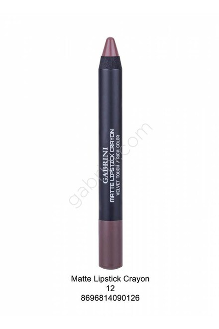 GABRINI MATTE LIPSTICK CRAYON - 12