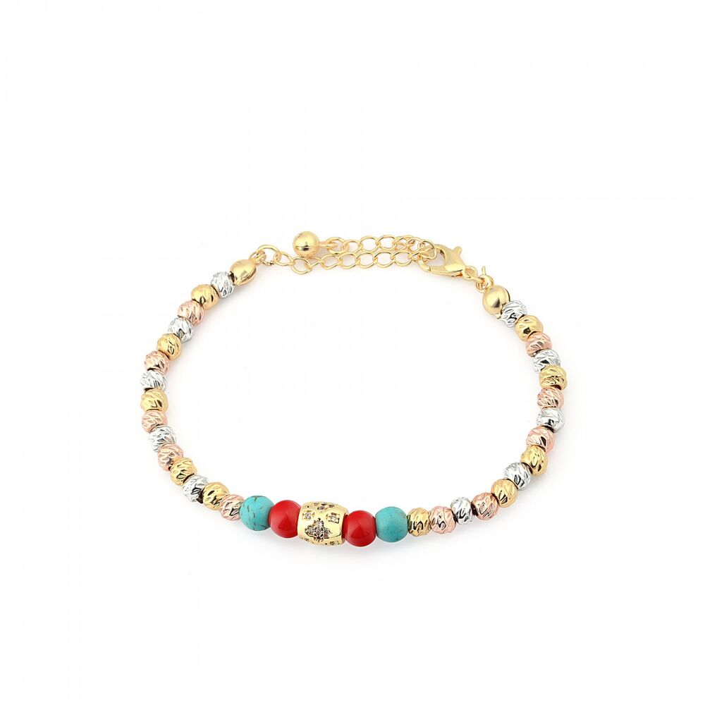 Gold-plated women's bracelet - 1