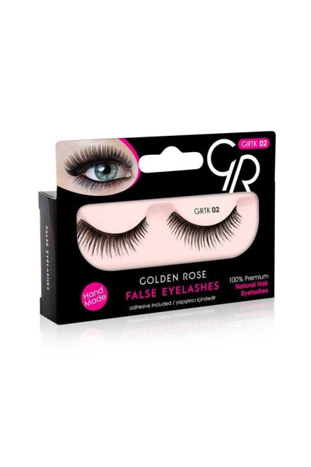 Golden Rose False Eyelashes - 5