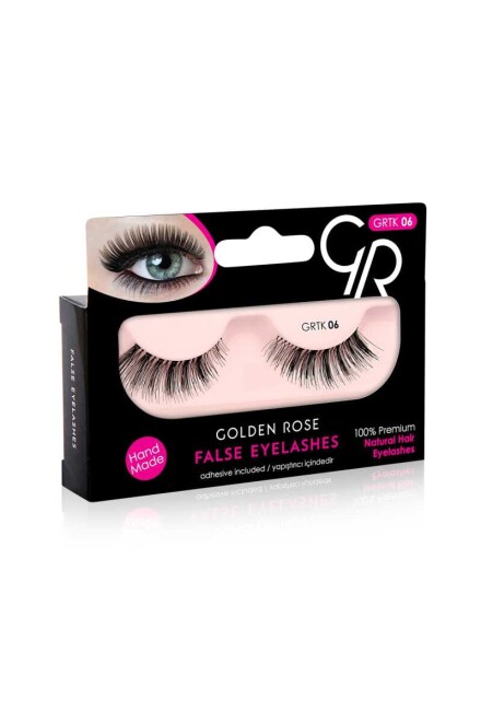 Golden Rose False Eyelashes - 3