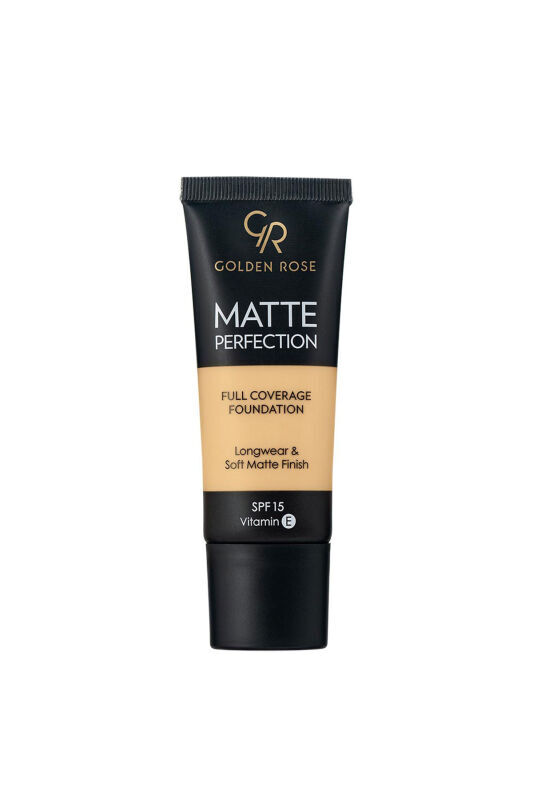 ﻿Golden Rose Matte Perfection Full Coverage Foundation - Warm - 3