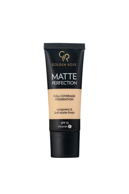 Golden Rose Matte Perfection Tam Kapatıcı Fondöten - Natural - 1