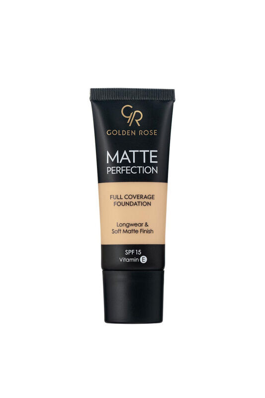 Golden Rose Matte Perfection Tam Kapatıcı Fondöten - Natural - 2