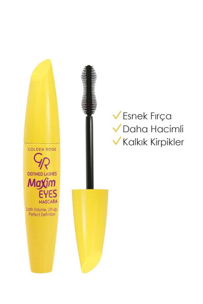 Golden Rose Maxim Eyes - Siyah Hacim Veren Maskara - 1