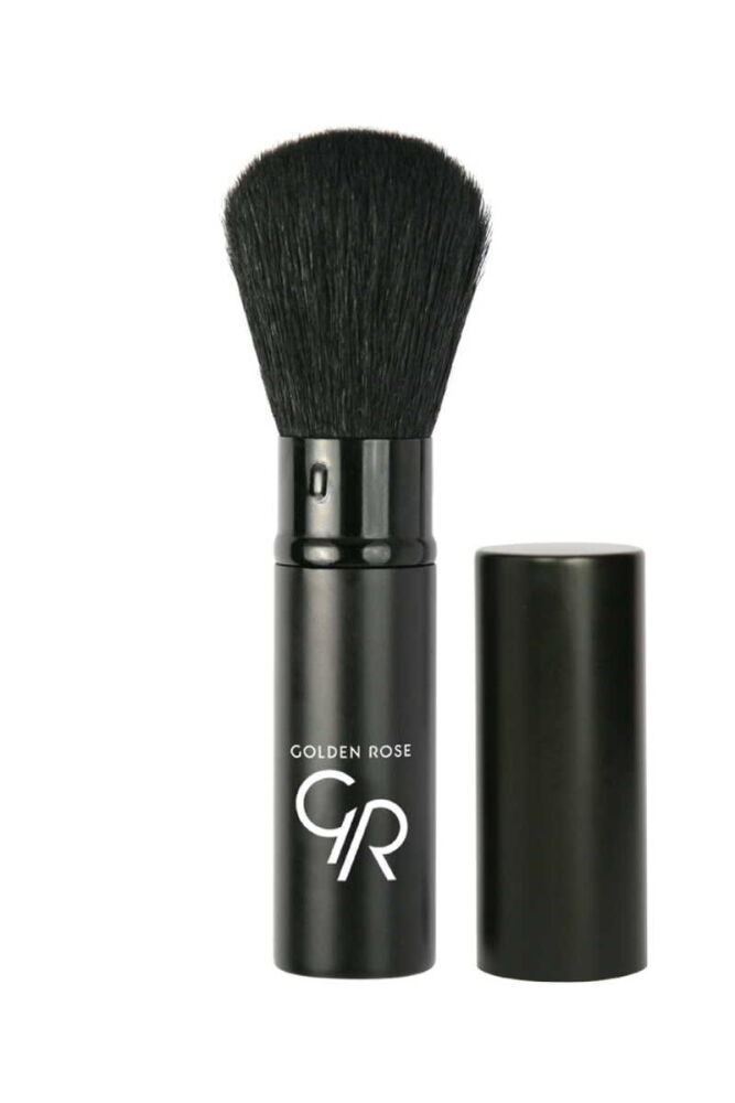 Golden Rose Retractable Powder Brush - 1