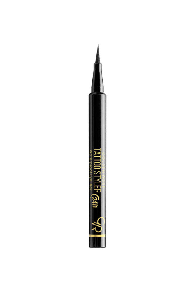 Golden Rose Tattoo Styler Dövme Suya Dayanıklı Eyeliner - Gece Yarısı Siyahı - 1