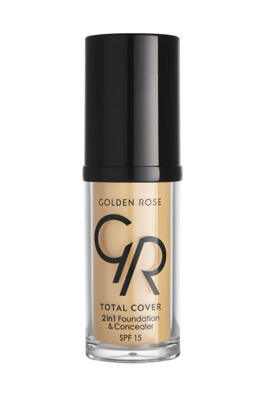 Golden Rose Total Cover 2in1 Foundation & Concealer - 1