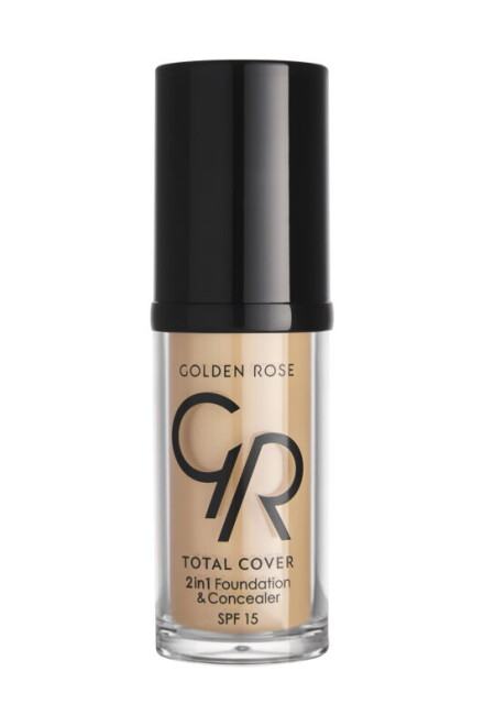 Golden Rose Total Cover 2in1 Foundation & Concealer - 3