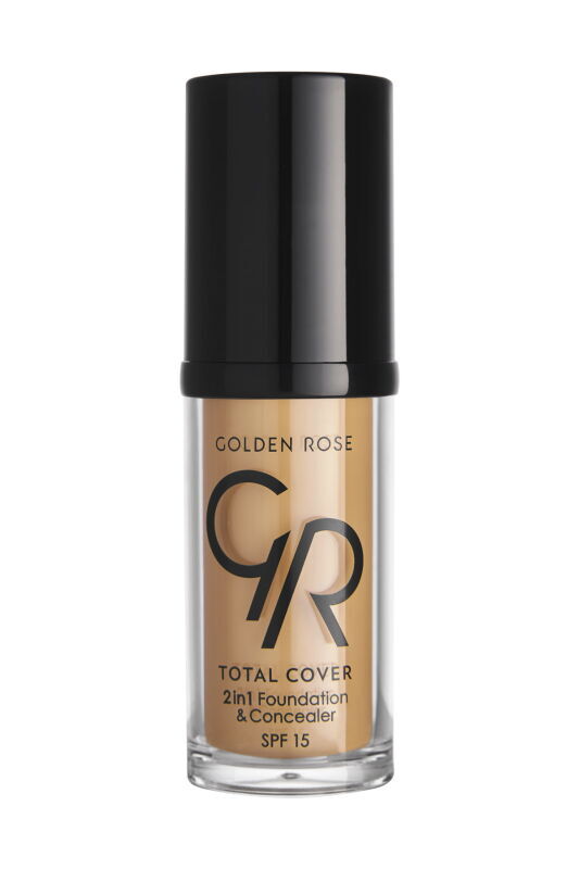 Golden Rose Total Cover 2in1 Foundation & Concealer - 15