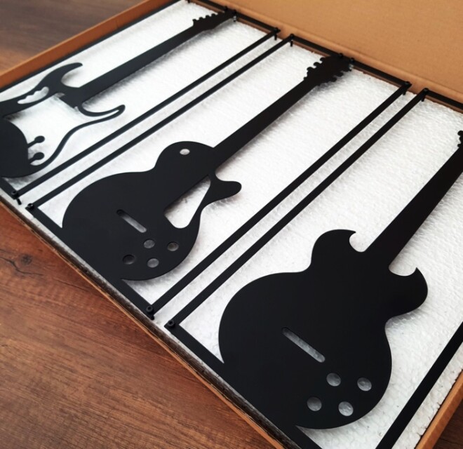 GUITAR SET METAL TABLO - 2