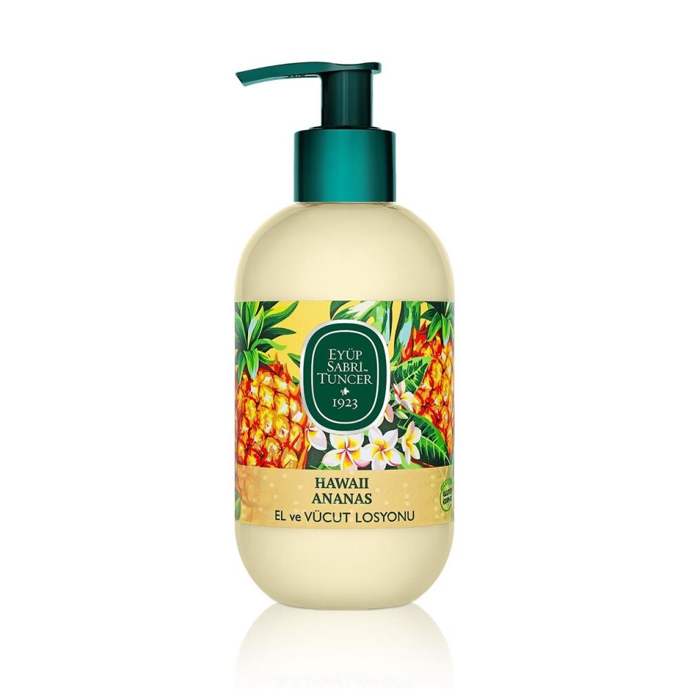 Hawaii Ananas Doğal Zeytinyağlı El ve Vücut Losyonu 280 ml - 1