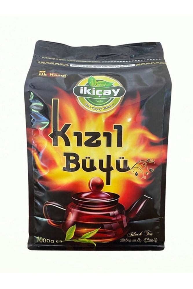 ikiçay Kilitli Ambalaj Kızıl Büyü Çayı (SİYAH ÇAY)- 1kg - 1