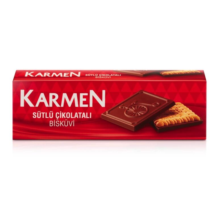 Karmen chocolate milk biscuits 102 gr - 6 Pcs - 1