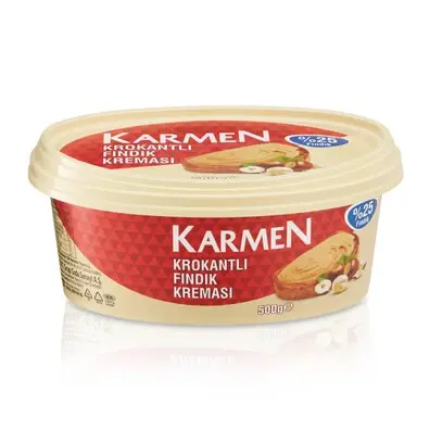 Karmen Hazelnut Cream with Croquant 500 gr - 1