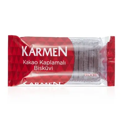 Karmen Kakao Kaplamalı Bisküvi 276 gr- 2 adet - 1