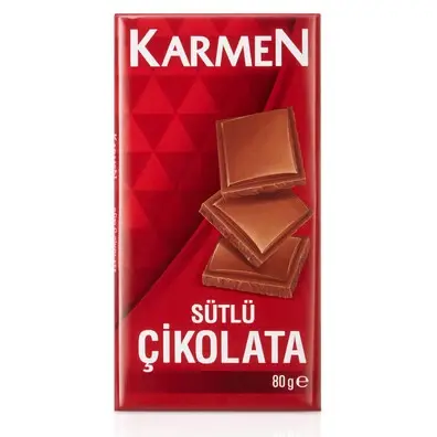 Sütlü Çikolata 80 gr - 10 adet - 1