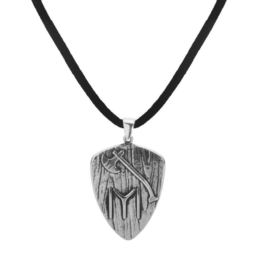 Kayı Turgut Alpine Ax Silver Men's Necklace - 1