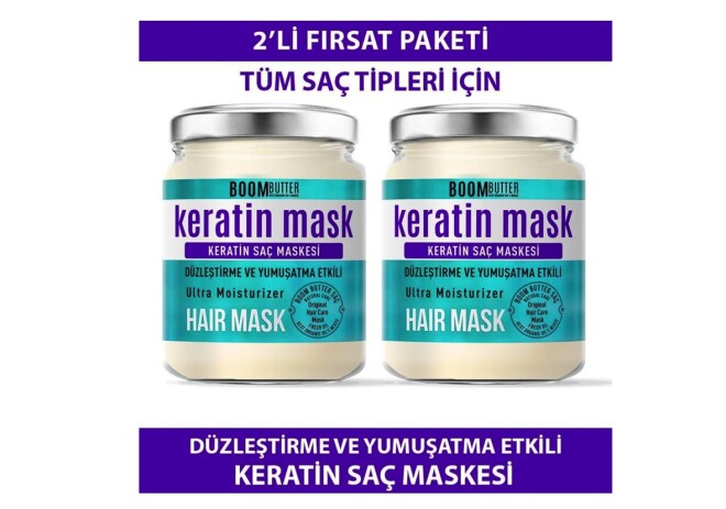 Keratin Saç Maskesi İkili Paket - 3