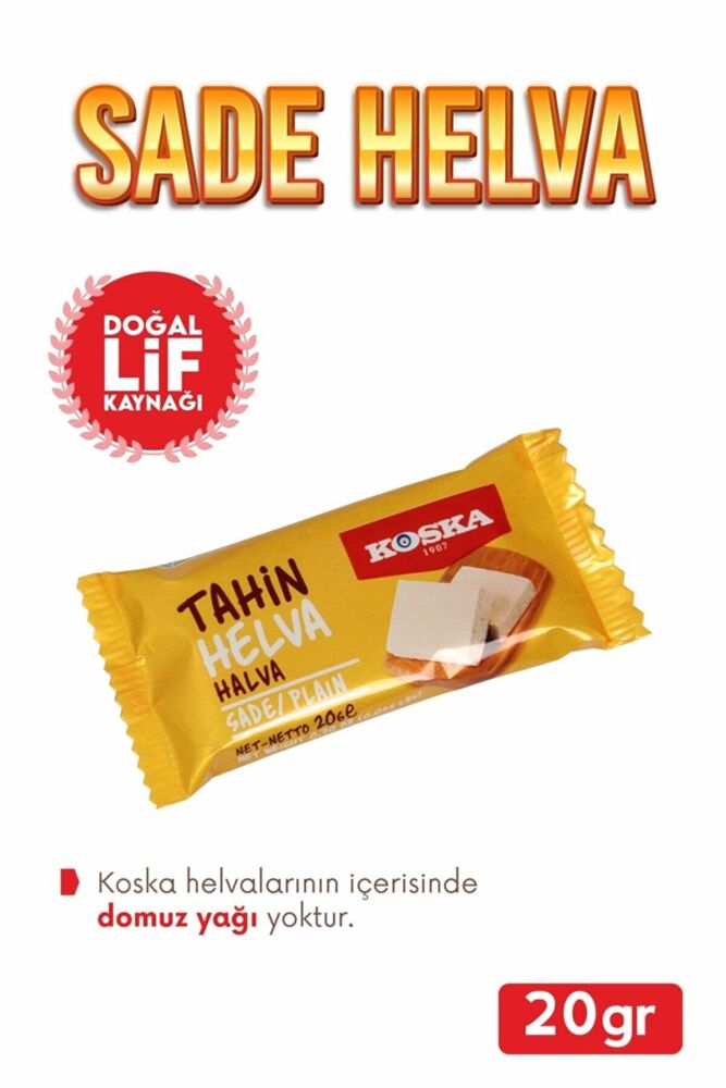 Koska Mini Sade Helva 20gr X 25 Adet - 2