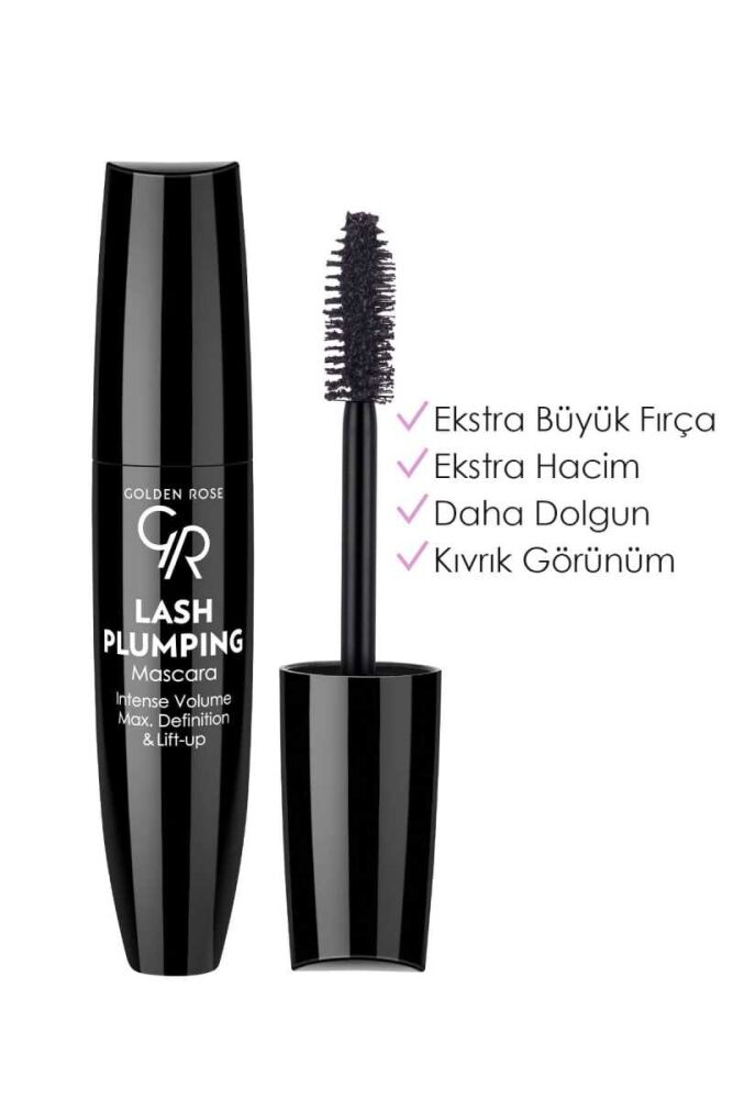 Golden Rose Lash Plumping Mascara - Black - Volumizing Mascara - 1