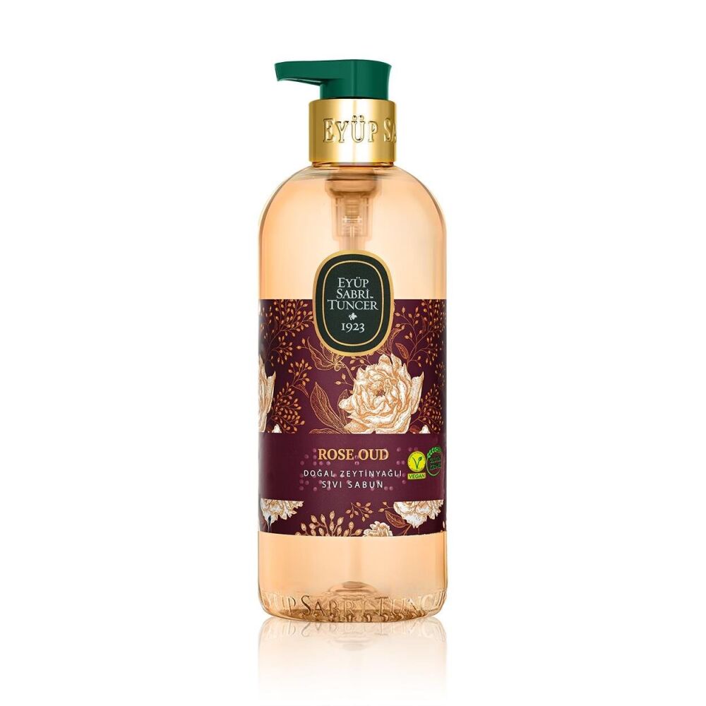 Eyüp Sabri Tuncer Liquid soap with natural olive oil and rose petals - 500 ml﻿ - 1