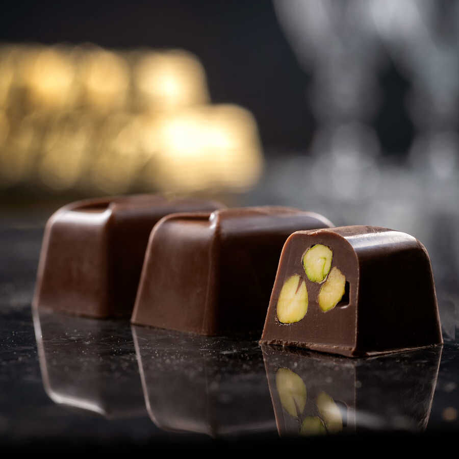 Luxurious Chocolate with Pistachios, - 4