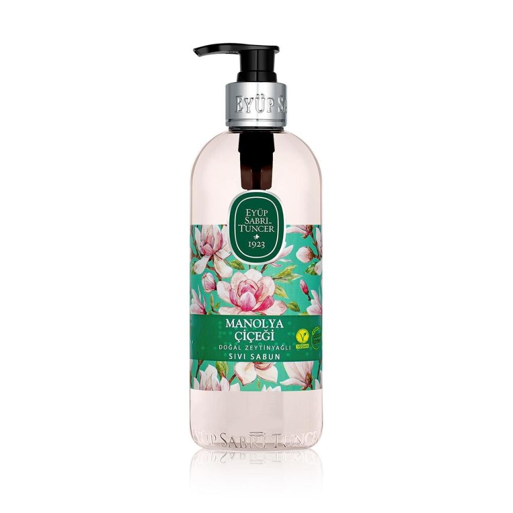 Eyüp Sabri Tuncer Magnolia Flower Natural Olive Oil Liquid Soap - 500 ml - 1