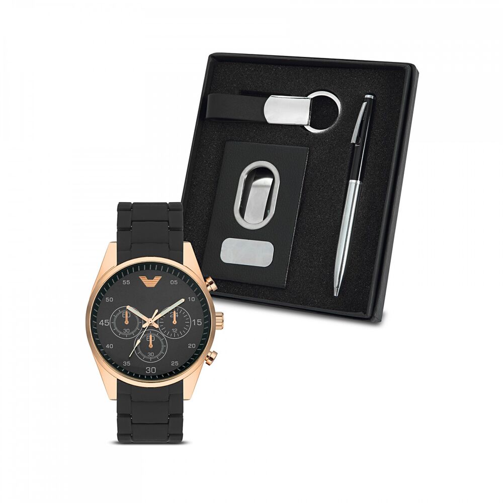 Men's gift set, a pen and a wrist watch - 1