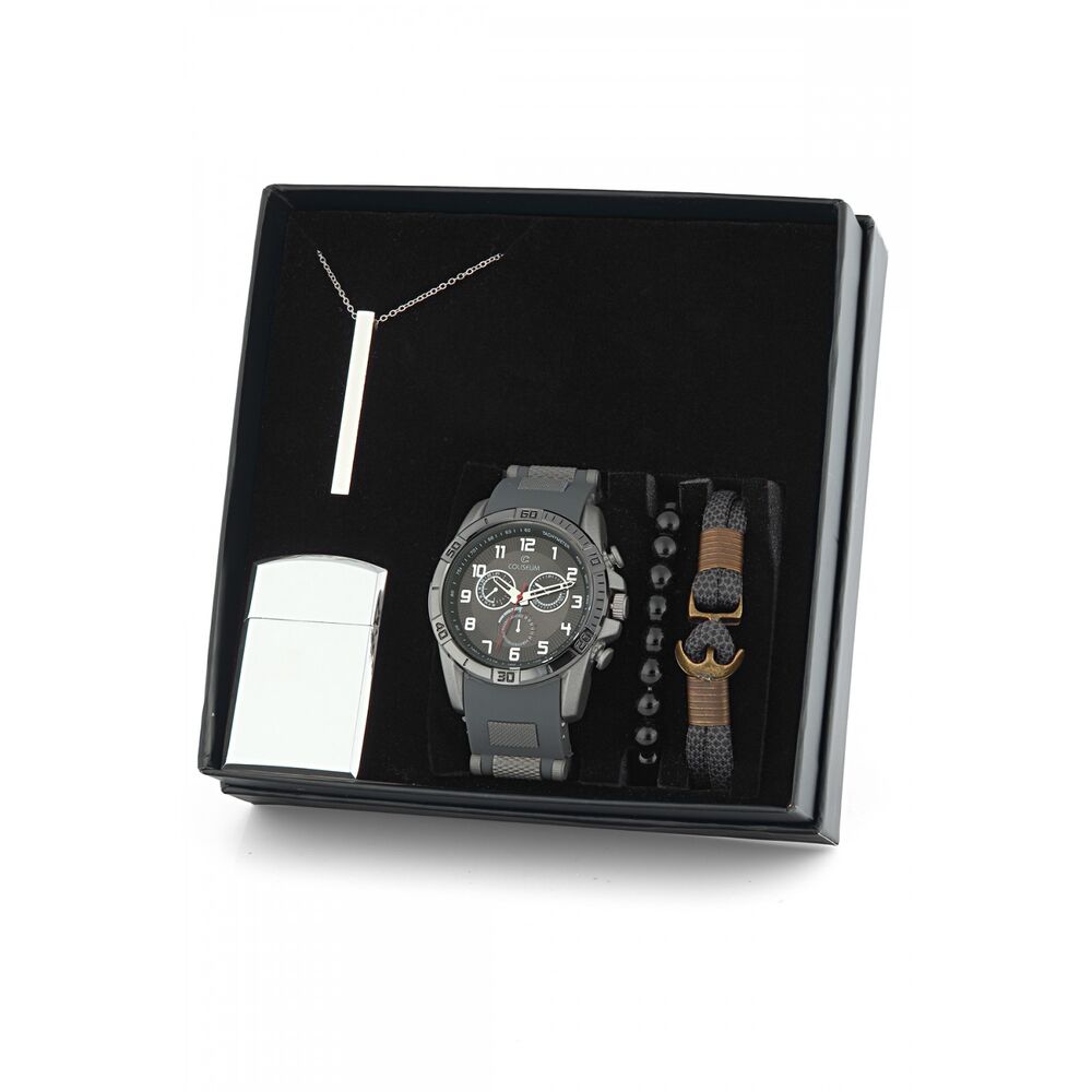 Men's Gift Set Watch With Bracelets - 1