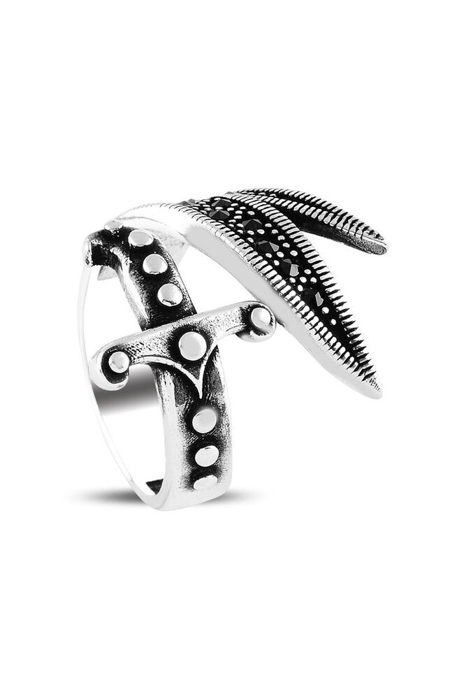 Men's silver ring Saif Zulfiqar design - 1