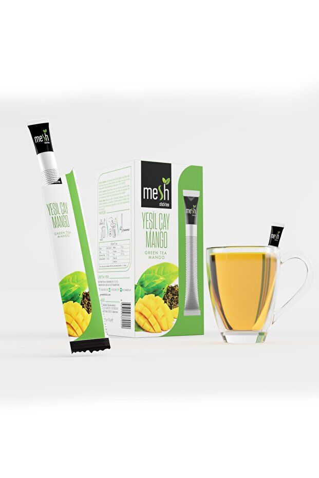 Mesh Stick Green Tea Mango - 2 Packs * 16 Sticks - 4