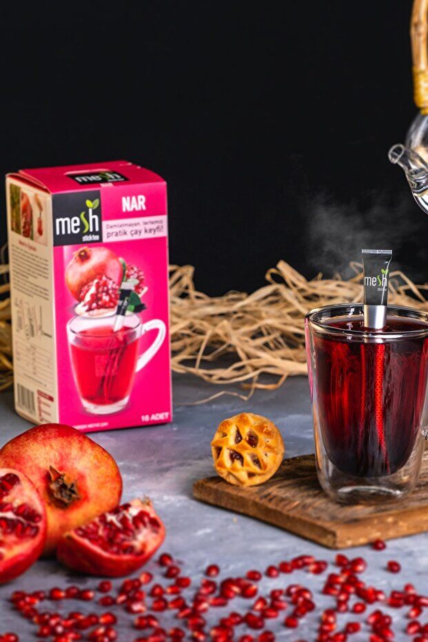 Mesh Stick Pomegranate Tea Sticks - 16 Sticks - 3