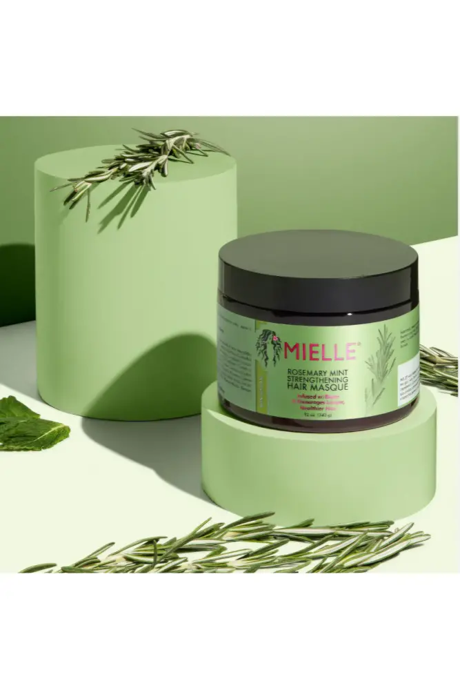 MIELLE Rosemary and Mint Hair Mask Strengthening Intensive Care with Biotin - 1