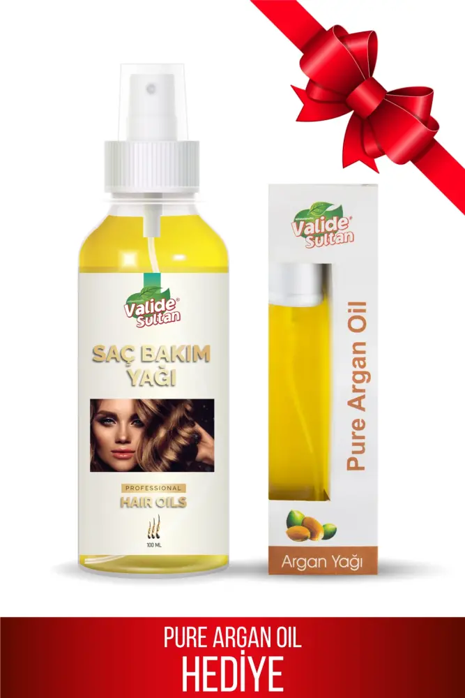 Valide Sultan Milleunenuits Valide Sultan Aşırı Yıpranmış Saçlar İçin Bakım Yağı 100 ml ve Argan Saç Bakım Yağı - 1