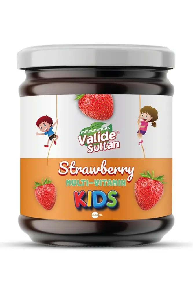 Valide Sultan Milleunenuits Kids Çocuklar İçin Özel Ballı Arı Sütü Kakao Pekmez Ve Vitamin C Katkılı Macun - 1