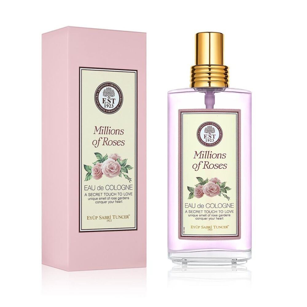 Eyüp Sabri Tuncer Millions Of Roses 150 ml Eau De Cologne - Cam Şişe - 1