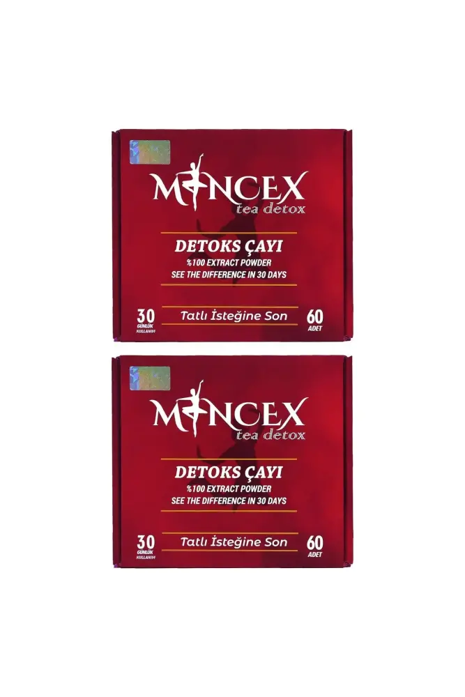 Mincex Detoks Çayı 2 Kutu (120 Adet Şase) - 1