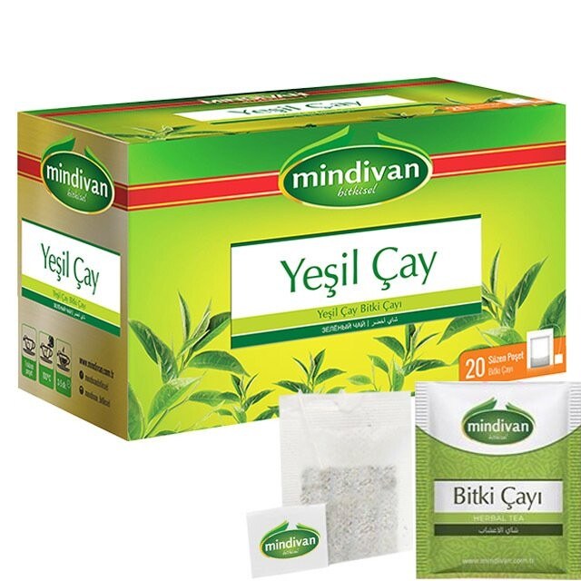 Mindivan Green Tea 20 Herbal Tea Bags - 2