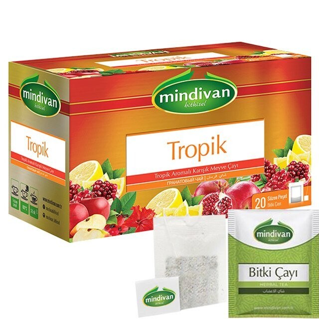 Mindivan Tropical Fruit Tea 20 Herbal Tea Bags - 2