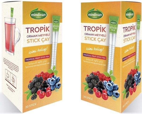 Mindivan Tropical Fruits tea 20 Herbal Tea Stick - 2