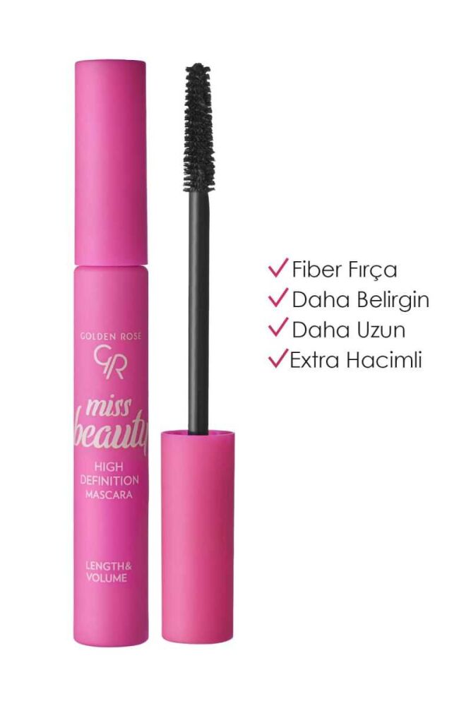 Golden Rose Miss Beauty High Definition Mascara - Black - Volumizing Mascara - 1