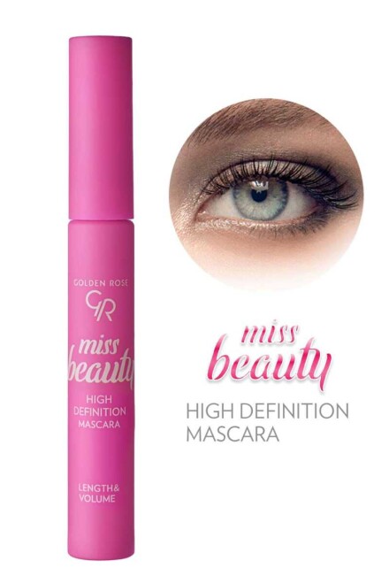 Golden Rose Miss Beauty High Definition Mascara - Black - Volumizing Mascara - 3