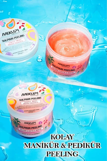 Mixup Hand & Foot Nourishing and Moisturizing Sulphur Peeling 300g - 3