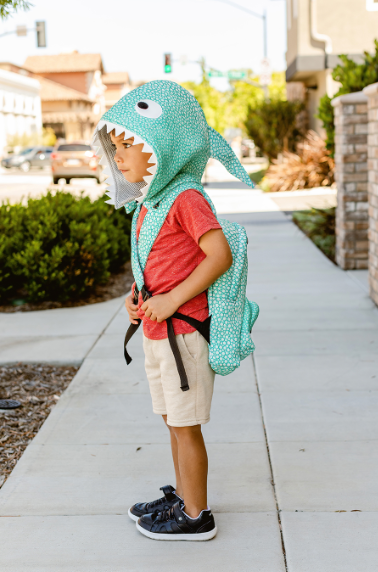 Morikukko Children's Backpack | Shark - 1