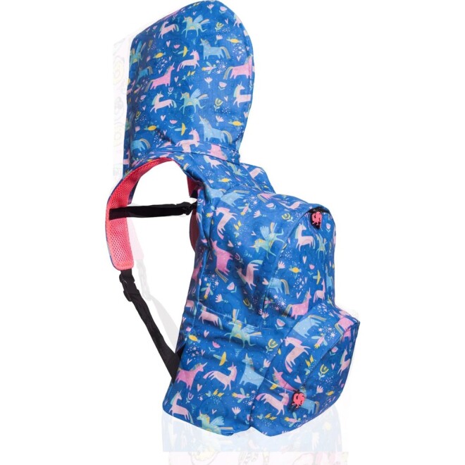 Morikukko Kids Backpack | Blue Unicorn - 1