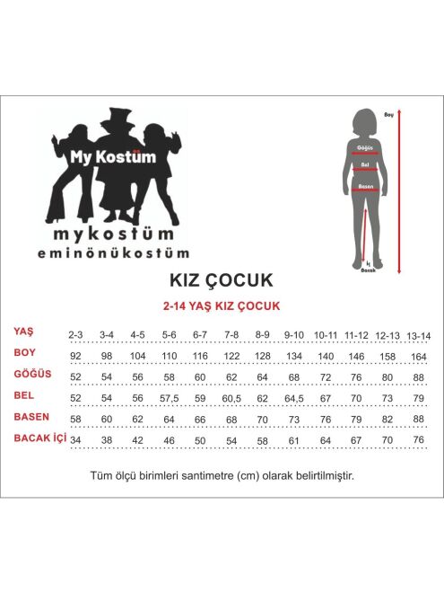 My Kostüm Kırmızı Başlıklı Kız Kostümü - 2