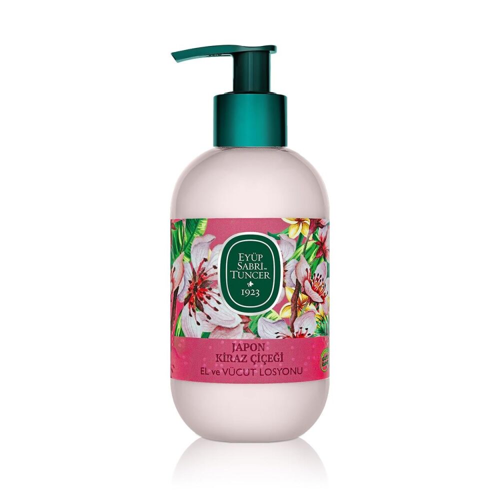 Natural olive oil lotion with Japanese cherry blossom scent - 280 ml - 1